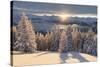 View in Hohe Tauern of the Kreuzkogel, Dorfgastein, Gasteinertal, Salzburg, Austria-Rainer Mirau-Stretched Canvas