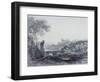 View in Italy (Drawing)-Sir Augustus Wall Callcott-Framed Giclee Print