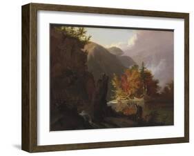 View in Kaaterskill Clove, 1826-Thomas Cole-Framed Giclee Print