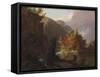 View in Kaaterskill Clove, 1826-Thomas Cole-Framed Stretched Canvas