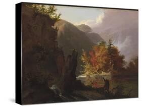 View in Kaaterskill Clove, 1826-Thomas Cole-Stretched Canvas