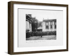 View in Lhasa Looking Towards Jokang, Tibet, 1903-04-John Claude White-Framed Giclee Print