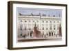 View in Lincoln's Inn Fields Showing Lindsey House, Holborn, London, C1835-Thomas Hosmer Shepherd-Framed Giclee Print