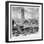 View in Mechelen, Belgium, 1900-null-Framed Giclee Print