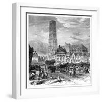 View in Mechelen, Belgium, 1900-null-Framed Giclee Print