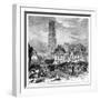 View in Mechelen, Belgium, 1900-null-Framed Giclee Print