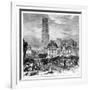 View in Mechelen, Belgium, 1900-null-Framed Giclee Print