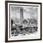 View in Mechelen, Belgium, 1900-null-Framed Giclee Print