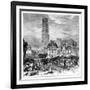 View in Mechelen, Belgium, 1900-null-Framed Giclee Print