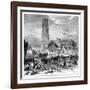 View in Mechelen, Belgium, 1900-null-Framed Giclee Print