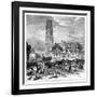 View in Mechelen, Belgium, 1900-null-Framed Giclee Print