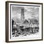 View in Mechelen, Belgium, 1900-null-Framed Giclee Print