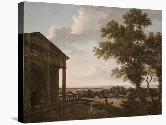 View in Mount Merrion Park, 1804-William Ashford-Stretched Canvas