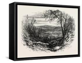 View in Pennsylvania, Alleghany Mountains in the Distance, USA, 1870S-null-Framed Stretched Canvas