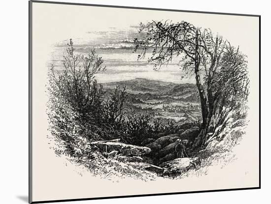 View in Pennsylvania, Alleghany Mountains in the Distance, USA, 1870S-null-Mounted Giclee Print