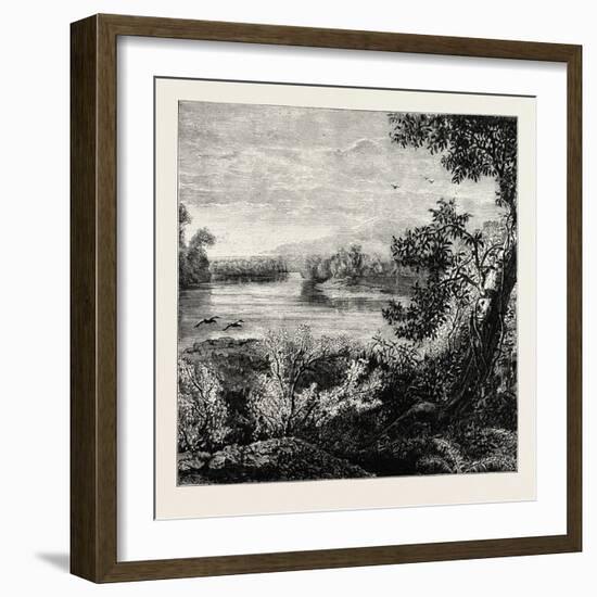 View in Pennsylvania, USA, 1870s-null-Framed Giclee Print