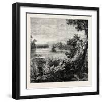 View in Pennsylvania, USA, 1870s-null-Framed Giclee Print