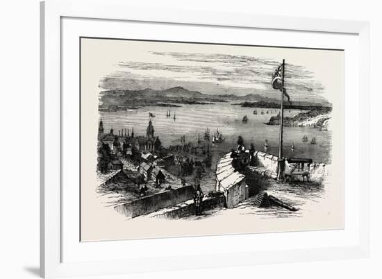 View in Quebec, Canada, 1870s-null-Framed Giclee Print