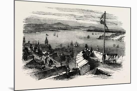 View in Quebec, Canada, 1870s-null-Mounted Giclee Print