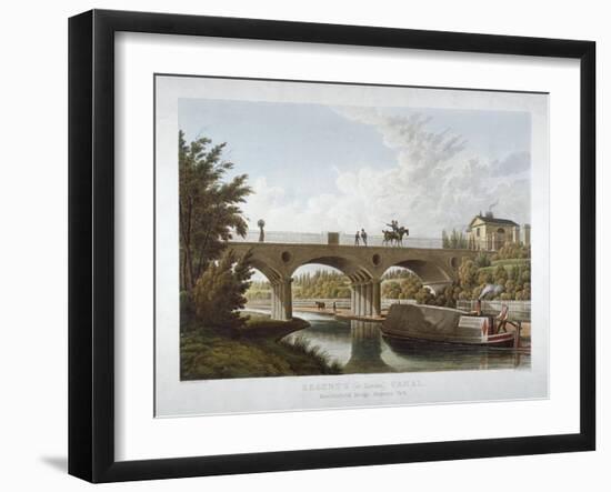 View in Regent's Park, St Marylebone, London, C1827-JL Marks-Framed Giclee Print