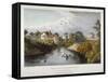 View in Regent's Park, St Marylebone, London, C1830-Thomas Mann Baynes-Framed Stretched Canvas