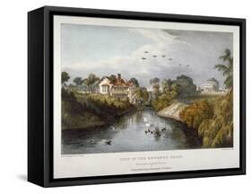 View in Regent's Park, St Marylebone, London, C1830-Thomas Mann Baynes-Framed Stretched Canvas