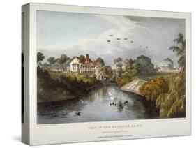 View in Regent's Park, St Marylebone, London, C1830-Thomas Mann Baynes-Stretched Canvas