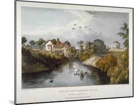 View in Regent's Park, St Marylebone, London, C1830-Thomas Mann Baynes-Mounted Giclee Print