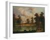 View in St. Jamess Park Showing Rosamonds Pond, 1840-William Hogarth-Framed Giclee Print