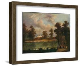 View in St. Jamess Park Showing Rosamonds Pond, 1840-William Hogarth-Framed Giclee Print