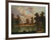 View in St. Jamess Park Showing Rosamonds Pond, 1840-William Hogarth-Framed Giclee Print