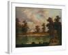 View in St. Jamess Park Showing Rosamonds Pond, 1840-William Hogarth-Framed Giclee Print