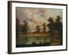 View in St. Jamess Park Showing Rosamonds Pond, 1840-William Hogarth-Framed Giclee Print