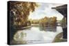 View in St Stephen's Green Park, Dublin, Via Holyhead-null-Stretched Canvas