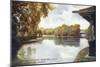 View in St Stephen's Green Park, Dublin, Via Holyhead-null-Mounted Photographic Print