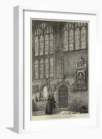 View in the Chancel, Holy Trinity Church-Henry William Brewer-Framed Giclee Print