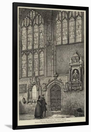 View in the Chancel, Holy Trinity Church-Henry William Brewer-Framed Giclee Print