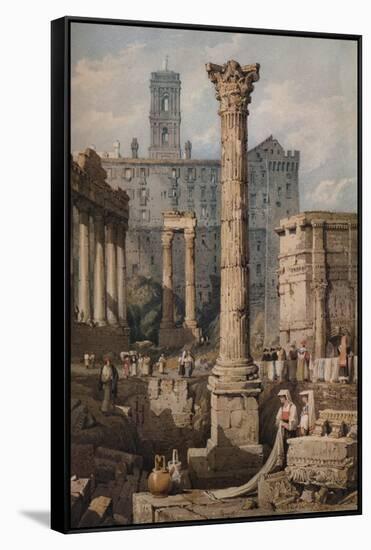 View in the Forum, Rome, c1823-Samuel Prout-Framed Stretched Canvas