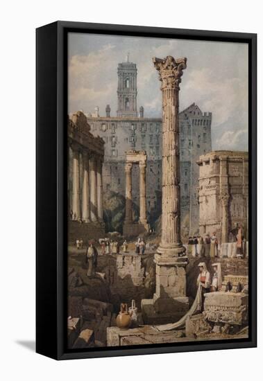 View in the Forum, Rome, c1823-Samuel Prout-Framed Stretched Canvas