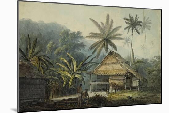 View in the Island of Crakatoa-John Webber-Mounted Giclee Print