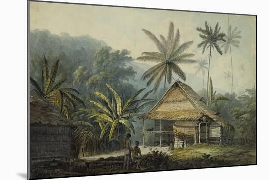 View in the Island of Crakatoa-John Webber-Mounted Giclee Print