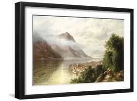 View in the Italian Lakes-Hermann Corrodi-Framed Giclee Print