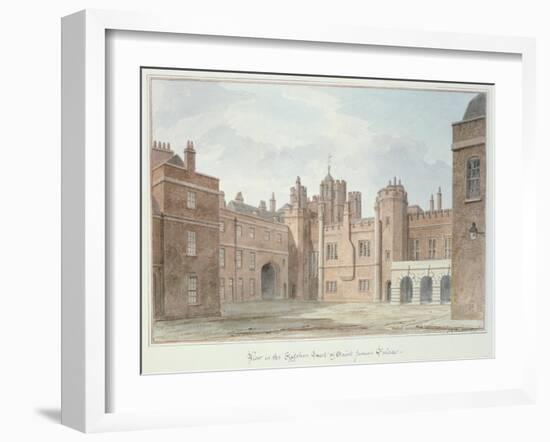 View in the Kitchen Court of St. James's Palace-John Buckler-Framed Giclee Print