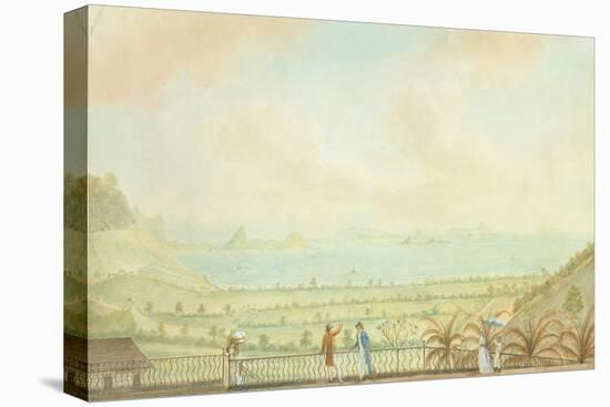 View in the Lesser Antilles, C.1785-Nicholas Pocock-Stretched Canvas