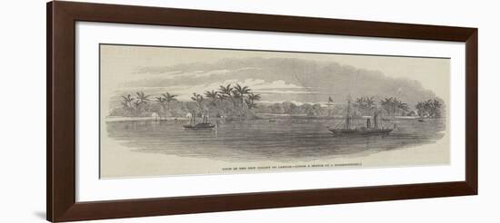 View in the New Colony of Labuan-null-Framed Giclee Print