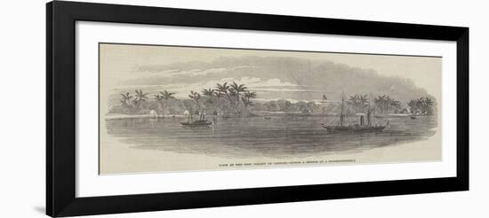 View in the New Colony of Labuan-null-Framed Giclee Print