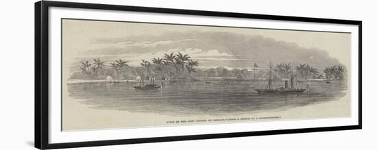 View in the New Colony of Labuan-null-Framed Giclee Print