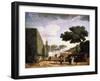 View in the Park of the Villa Pamphili in Rome, 1749-Claude Joseph Vernet-Framed Giclee Print