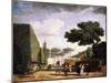 View in the Park of the Villa Pamphili in Rome, 1749-Claude Joseph Vernet-Mounted Giclee Print