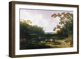 View in the Pennsylvania Countryside, 1823-Joshua Shaw-Framed Giclee Print